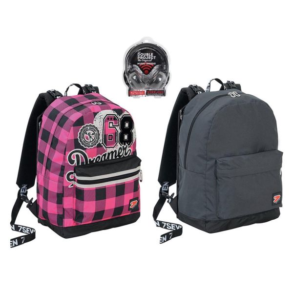Zaino Reversibile Seven College Girl Seven
